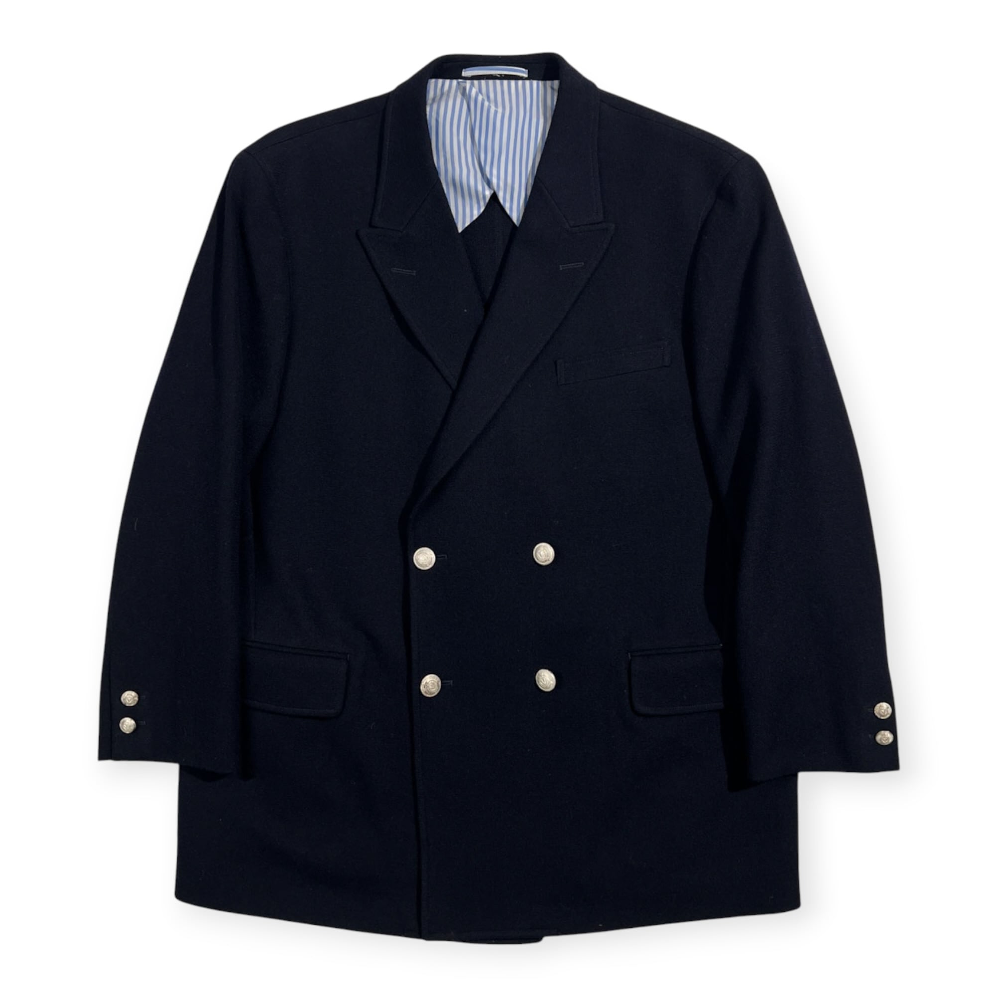 VAN JACKET テーラドジャケット 紺ブレ ダブル 金ボタン アイビー f560d8c8d41f648bcb5ff7ebd0aea8