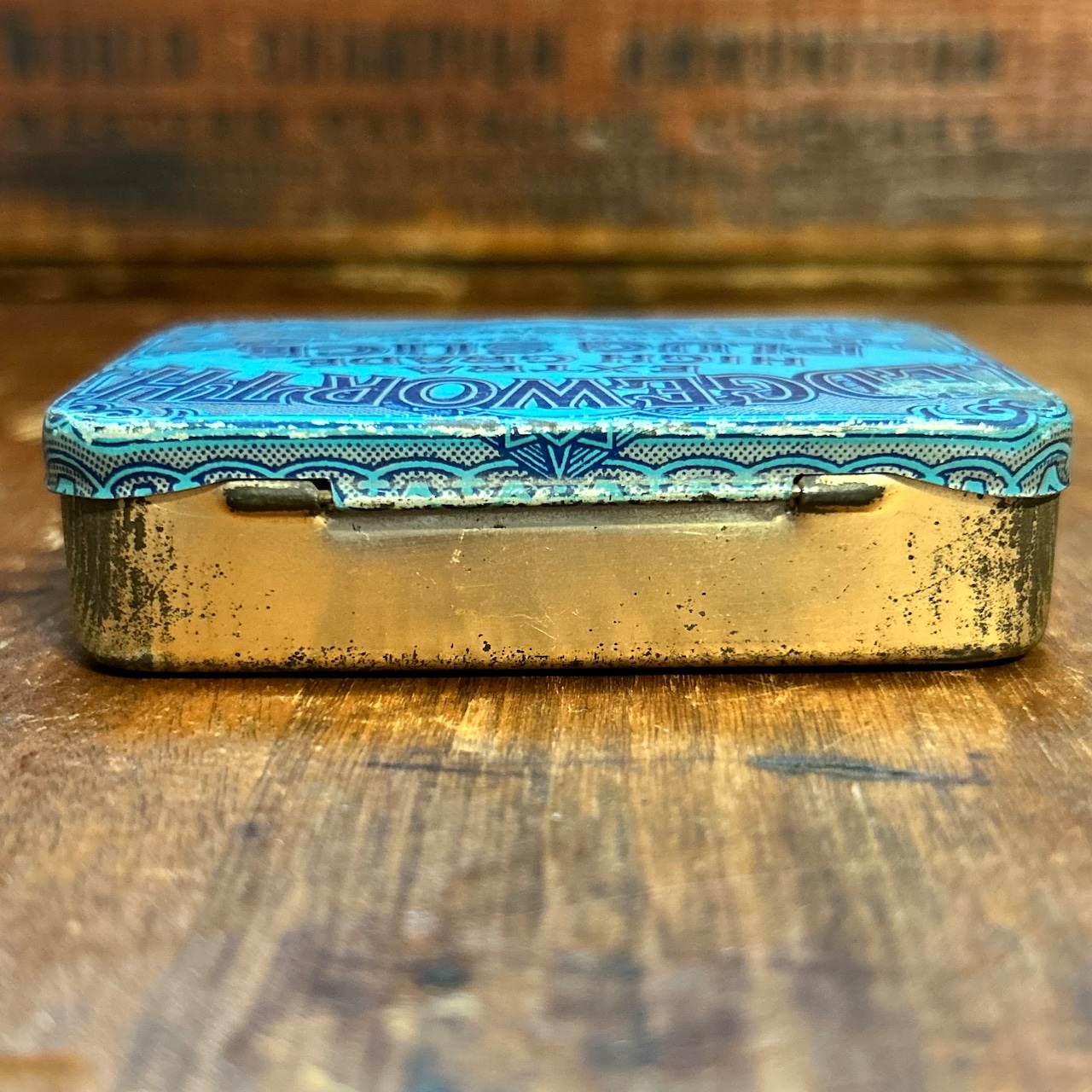 1910s–1920s エッジワース ヴィンテージ タバコ缶 EDGEWORTH EXTRA HIGH GRADE PLUG SLICE Vintage Tobacco Tin T-767