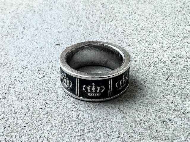 Justin Davis Pride & Joy Crown ring silver 925 BLACK/SILVER
