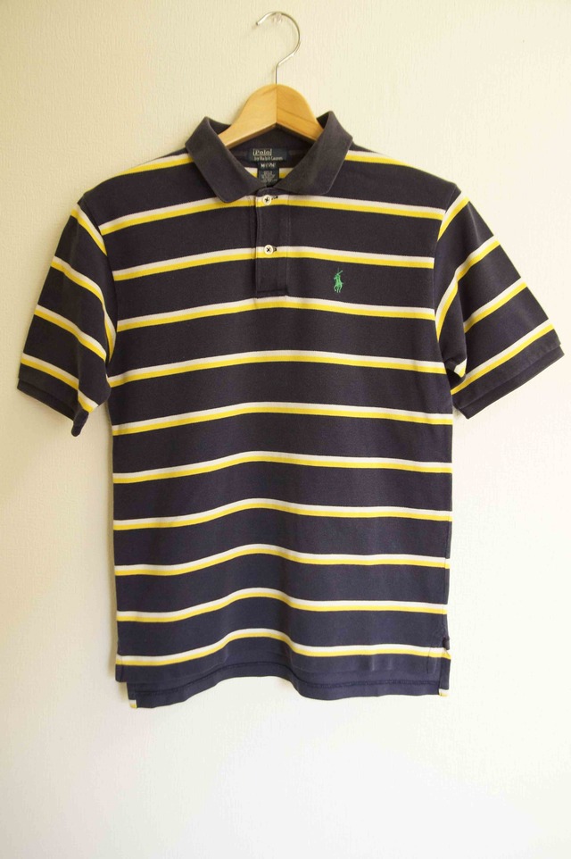 [US old clothes]  RALPH LOREN ラルフローレン  Border Polo Shirt
