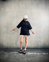 ID バックロゴTシャツ (Black)