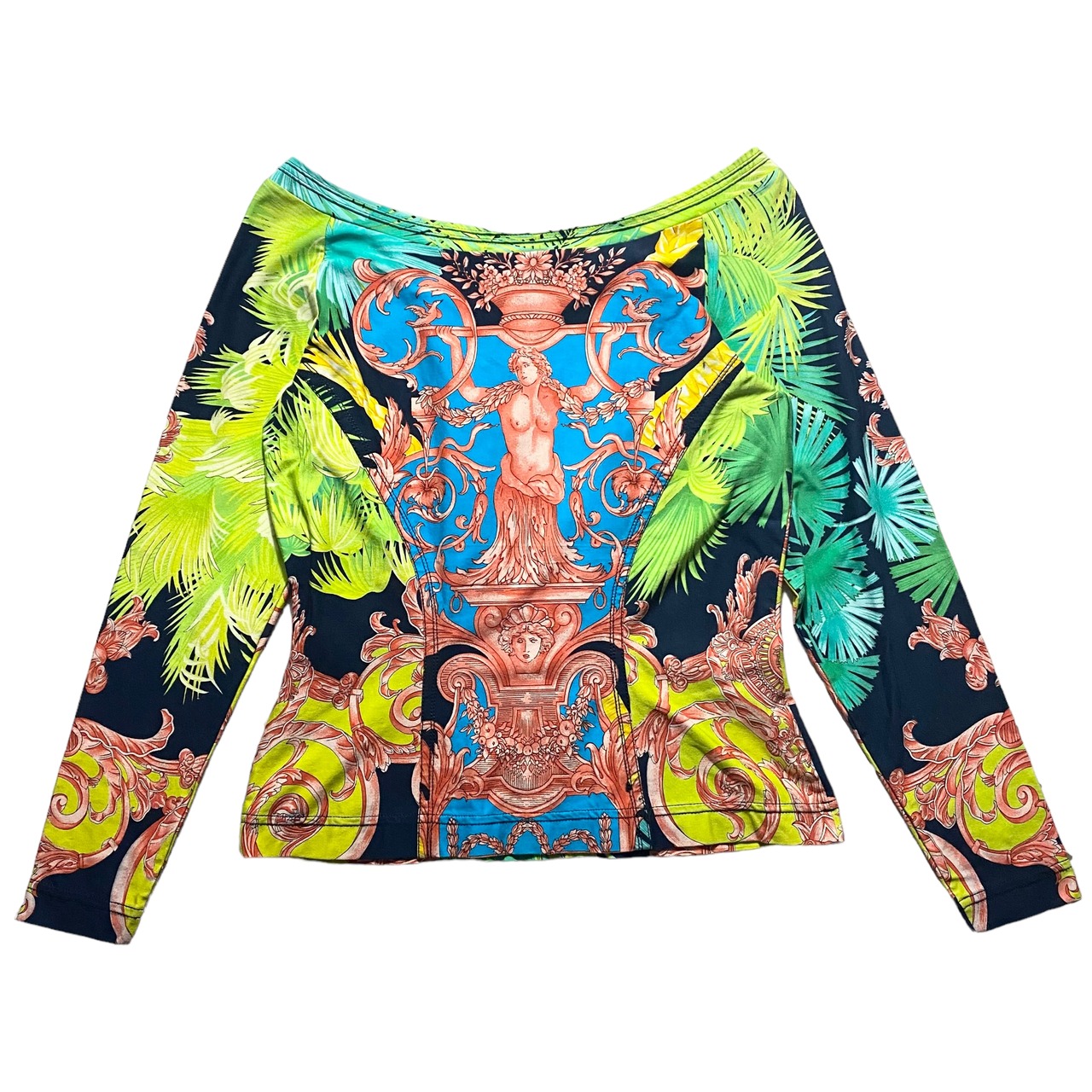 vintage GIANNI VERSACE baroque print tee