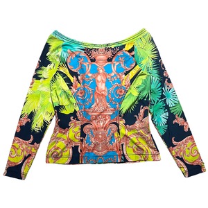 vintage GIANNI VERSACE baroque print tee