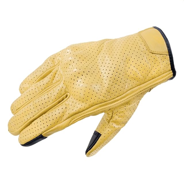 MotoStuka Women's HoneyBee Shanks Gloves Bronze モトストゥーカ