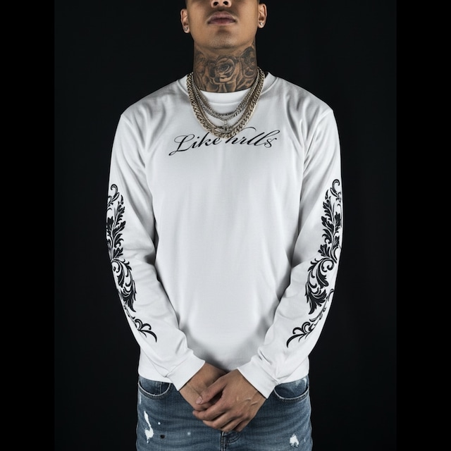 ELDOLADO thorns white long sleeve  【LT035】