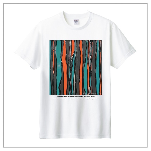 原画印刷 | Tシャツ（半袖）#028 | 前面に作品プリント | 白ベース
