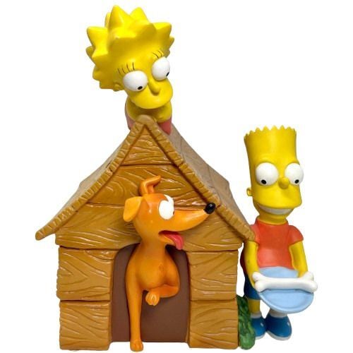 The Simpsons Bart and Lisa Coin Bank ザ・シンプソンズ バート