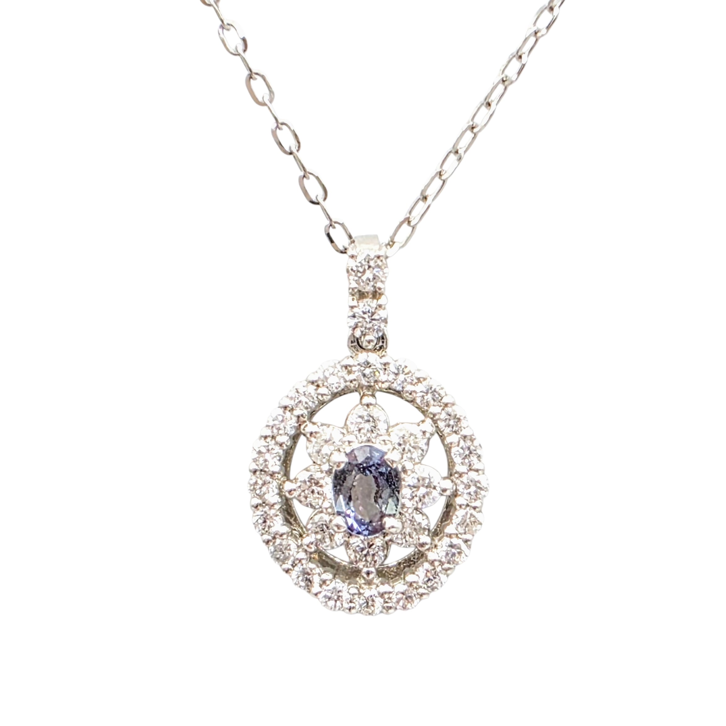 Pt950 アレキサンドライト ペンダント< Season|S&S (春夏) >