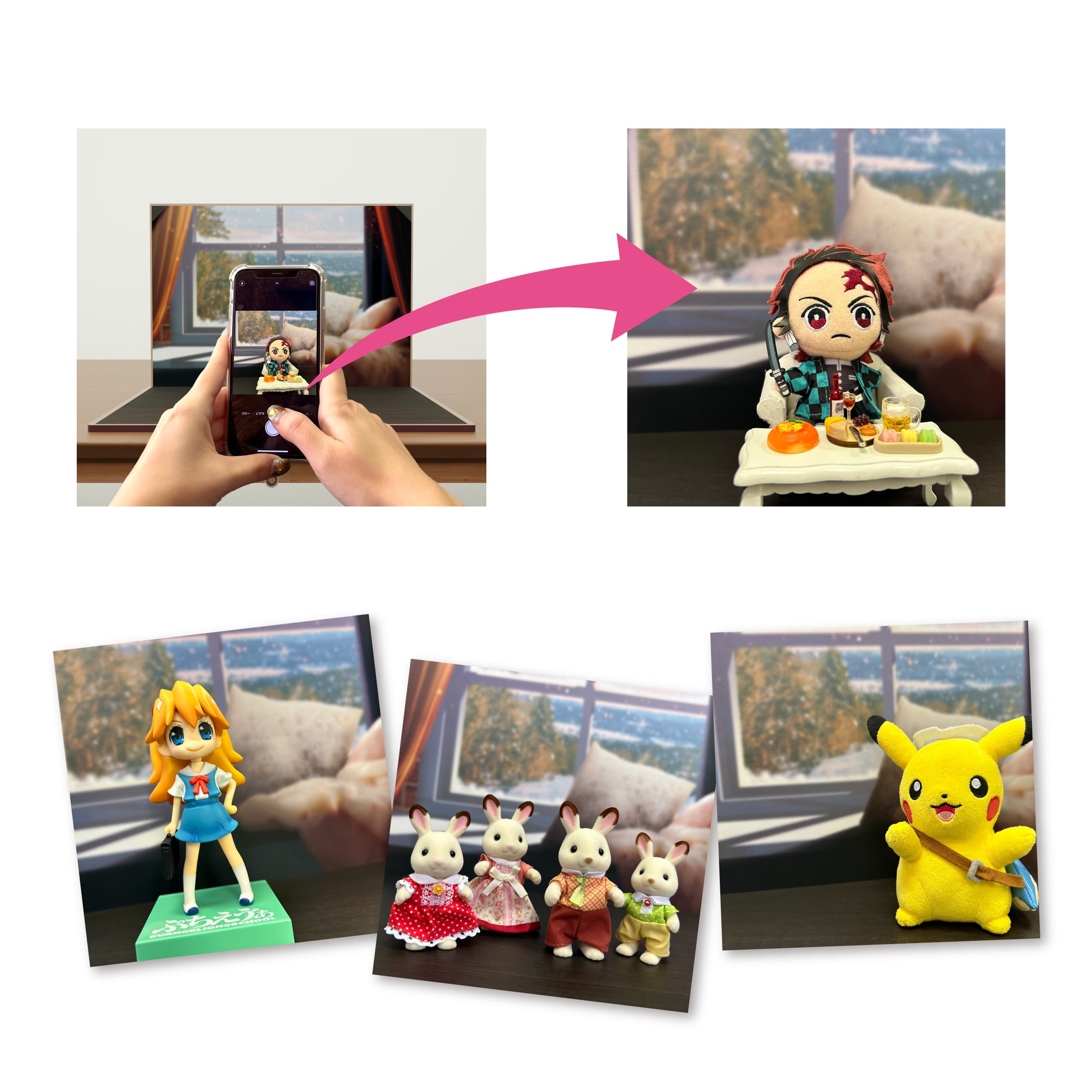 フィギュア用撮影ブースセット012（figure photo booth set 012