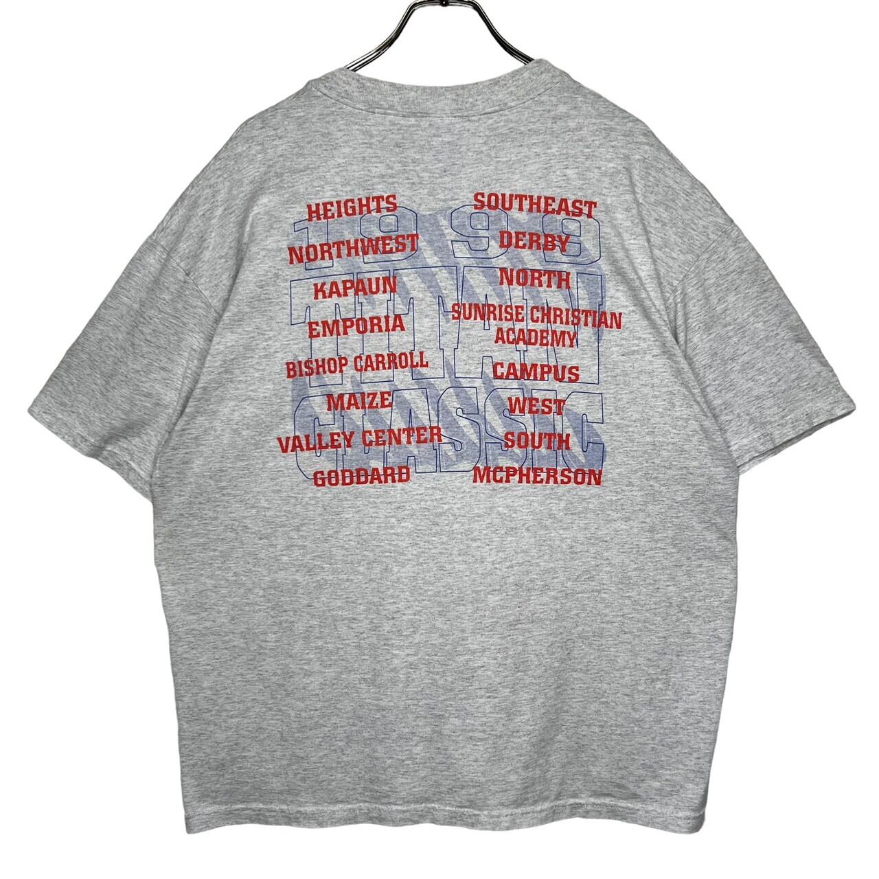90's】【Made in USA】【両面プリント】Hanes 半袖Tシャツ XL Vintage