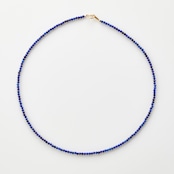 ラピスラズリ ファセットカット ネックレス 42㎝ ne1194