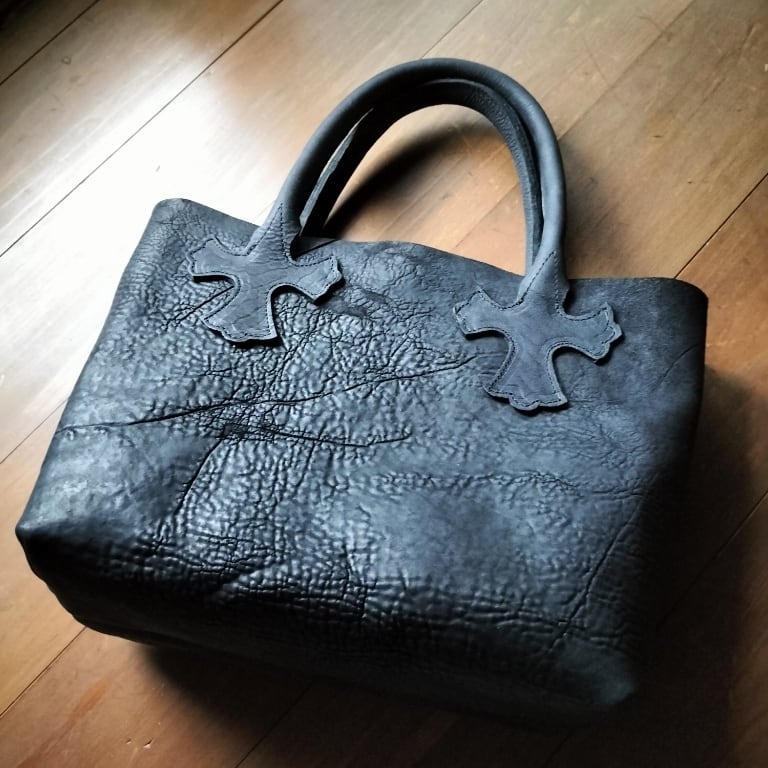 BLACK CHAPEL ミニトートバッグ B BLACK CHAPEL Mini Tote DX | FREAK LEATHER ARTISAN - Yokohama