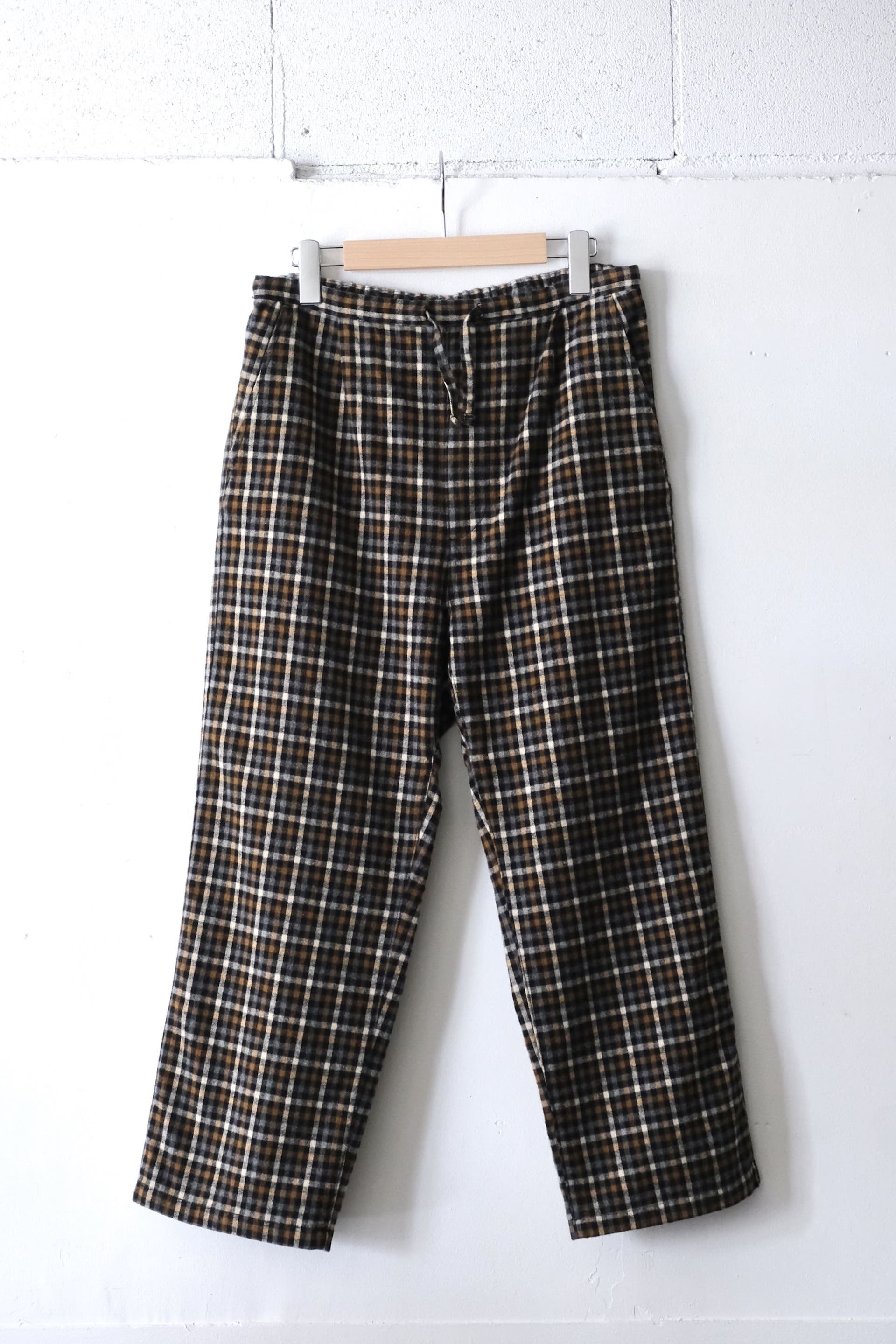FUJITO Pajama Pants Black/Brown Check,Gray Check