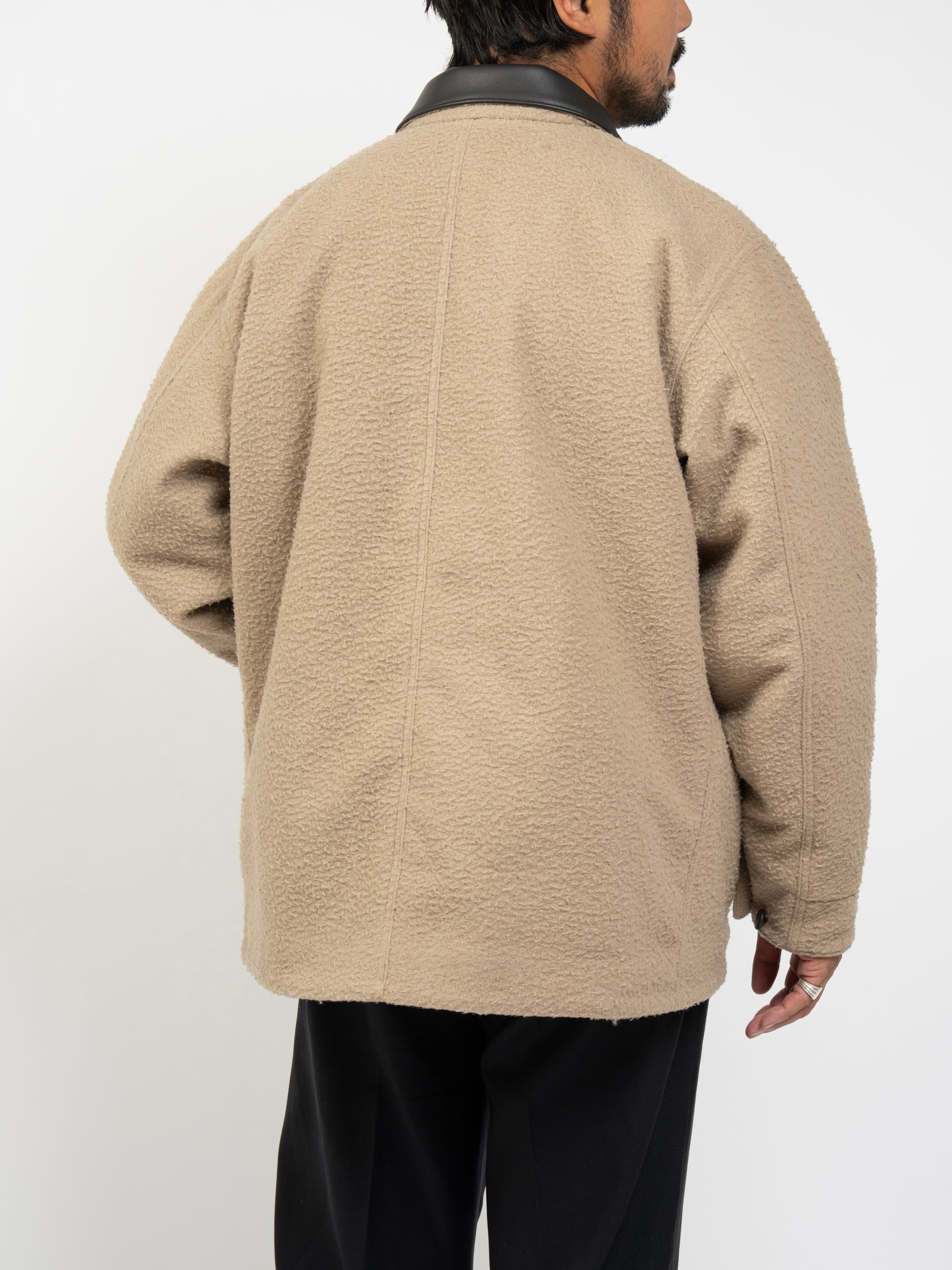 新品OVY Casentino Over Half Coat ハーフコート 黒 Casentino Over Half Coat (black) | OVY