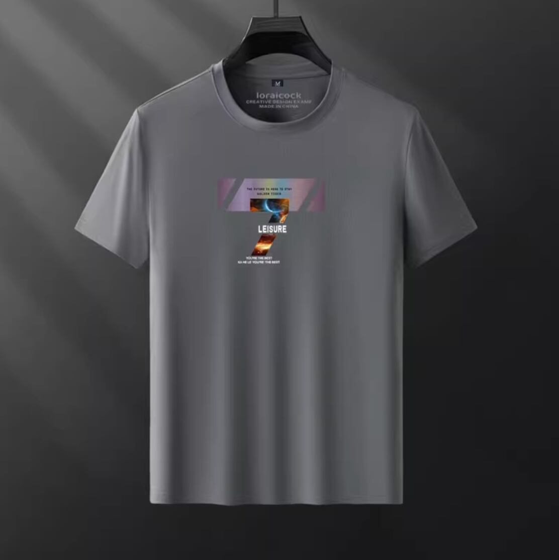 7の文字プリントTシャツ 0052