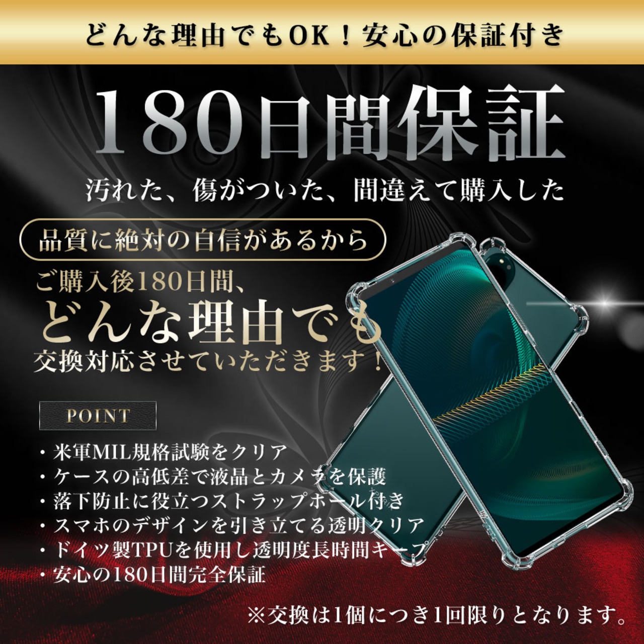 Hy+ Xperia5 III 耐衝撃 ケース SO-53B SOG05 カバー ストラップホール 米軍MIL規格 クリア 衝撃吸収ポケット内蔵 TPU ケース 透明クリア