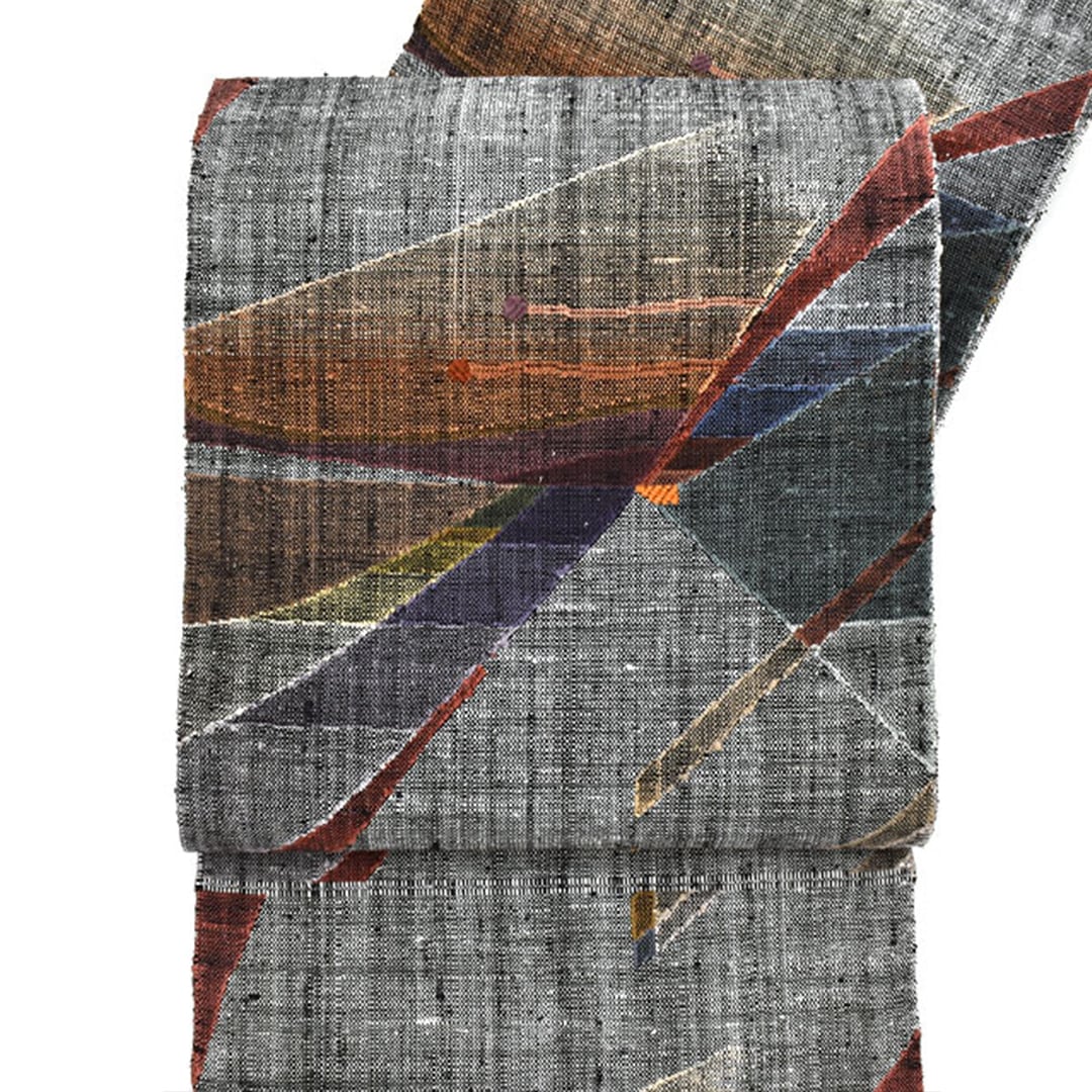 名古屋帯]【未使用/中古帯】(お仕立て上がり) 西陣織 老舗 渡文 謹製