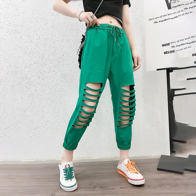 サマーパンツ ルーズ薄手カジュアル エラスティック 伸縮 大きめサイズ 夏物 ミックスインファッション59705717941