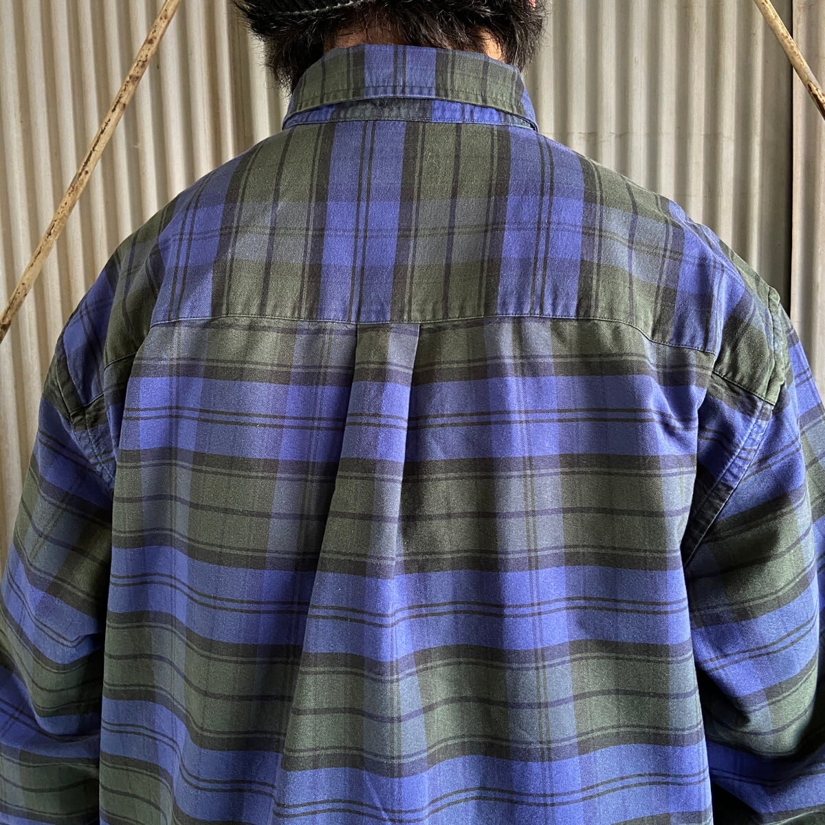 90年代 OLD GAP オールドギャップ ボタンダウン チェックシャツ メンズ