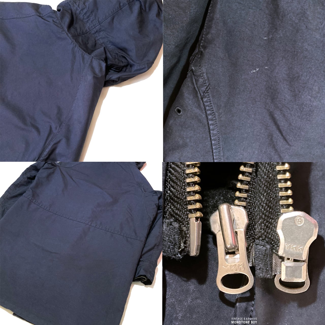 STONE ISLAND 2006AW Vintage Navy Long Coat XL Dutch Rope Liner