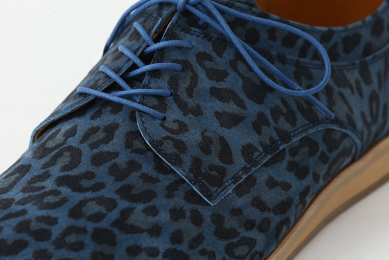 LAYERED BLUCHER (LEOPARD)