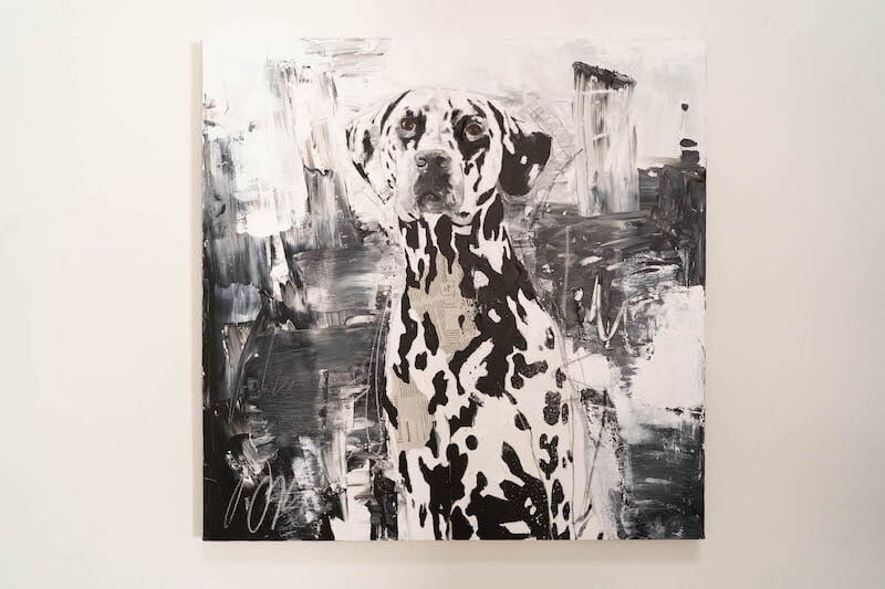 Dalmatian / ダルメシアン / 犬の現代アート作品 絵画販売 | TOMOYA