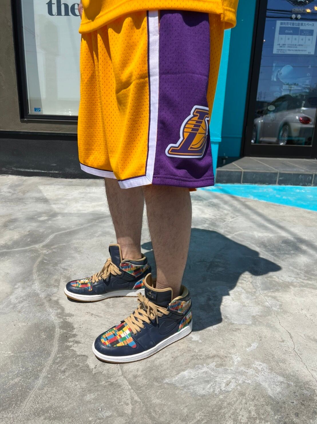 Mitchell & Ness Losangels Lakers SW‐shorts