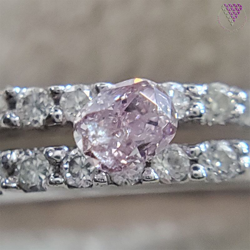 ピンクダイヤモンドルース/ F.PURPLISH PINK/ 0.061 ct.