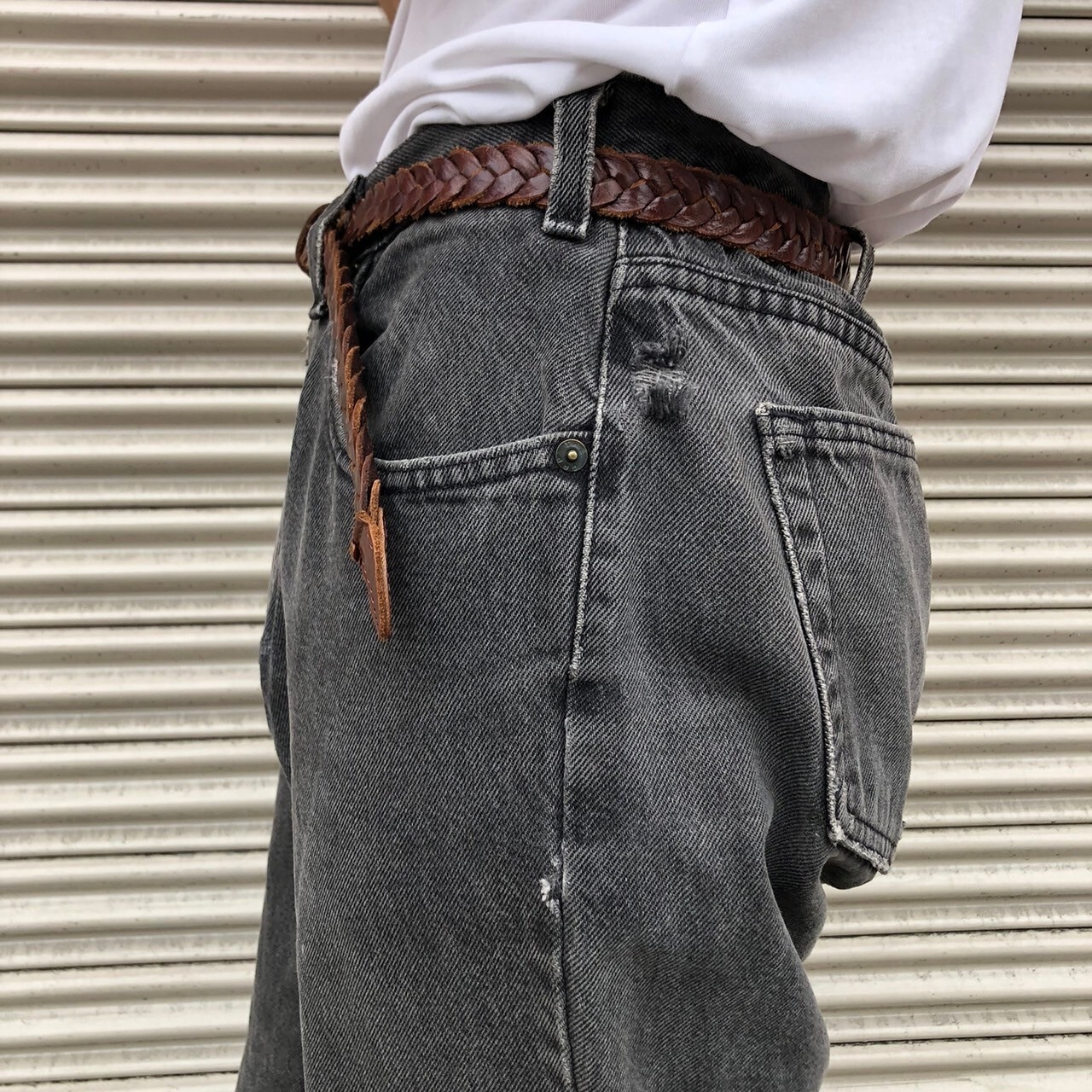 90s GAP ギャップ ブラックデニムパンツ 00s ヴィンテージ ブラック 黒  