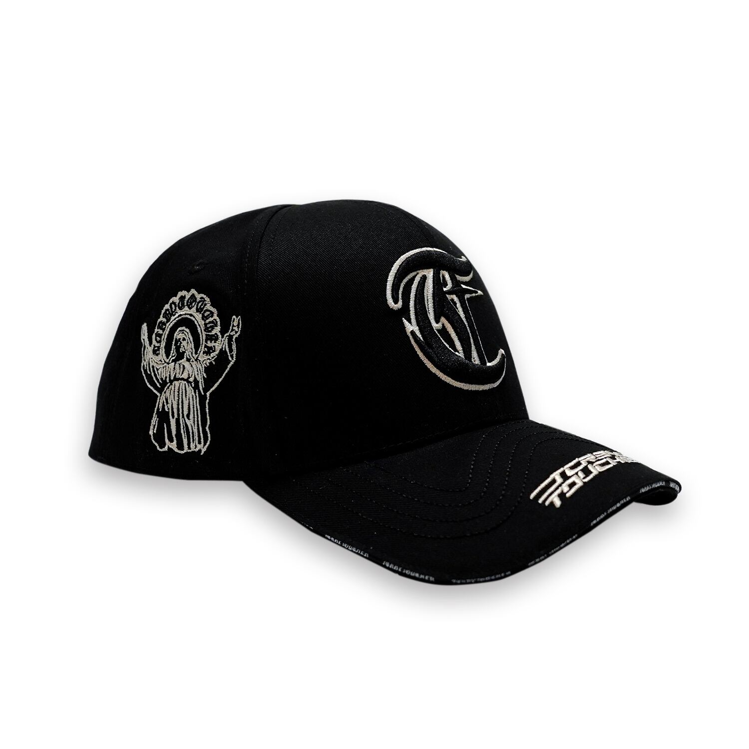 T.C.R FREE YOUR MIND 6PANEL CAP - BLACK | T.C.R BY TOUCHER