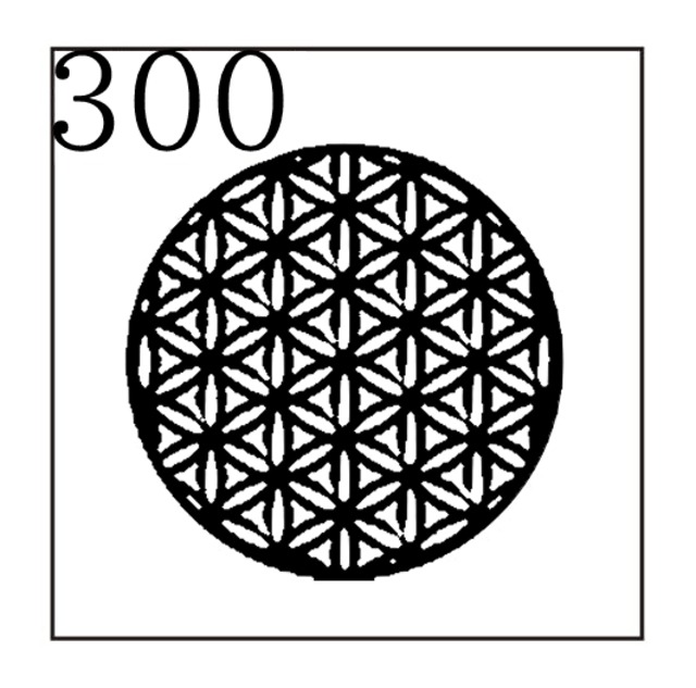 《オーダー品》【シーリングスタンプ／封蝋印】「300／ステンドグラス」和・障子・幾何学・タイル・模様