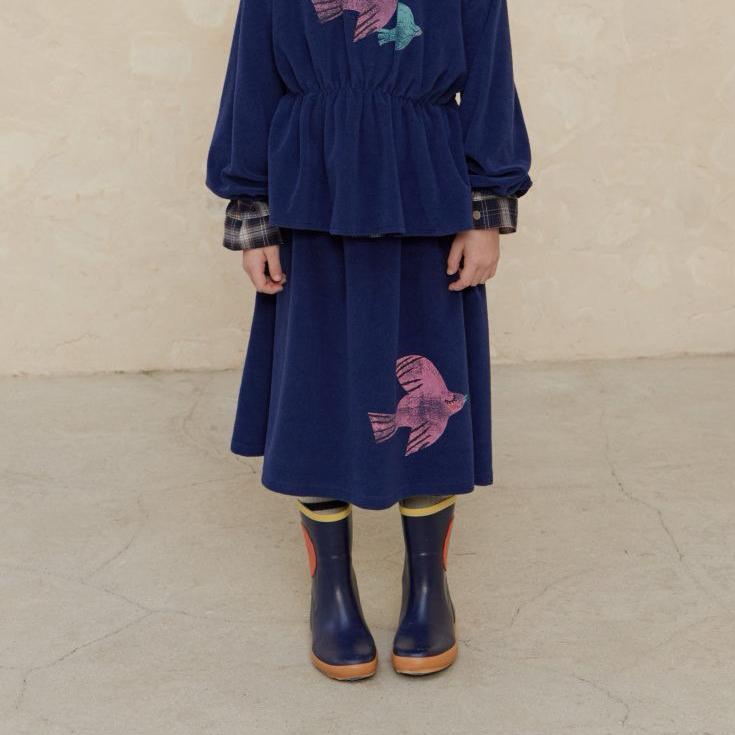 «予約»«ジュニアサイズあり»«navi» ピーチスカート 2colors