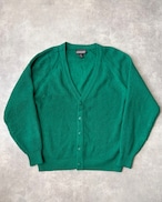 ~90s EXPRESSIONS "Green" Acrylic Knit Cardigan