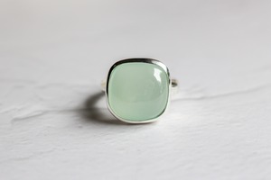sea blue chalcedony ring  (シーブルーカルセドニー)