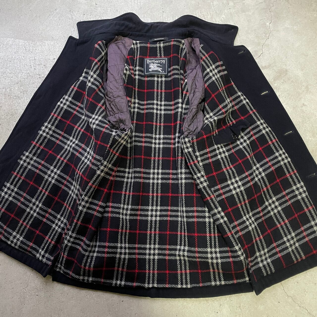 80年代 英国製 Burberry's バーバリー ウールハーフコート 80年代 英国製 Burberry's バーバリー ウールハーフコート