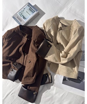 合成スエード◆ジャケット【a-50116】