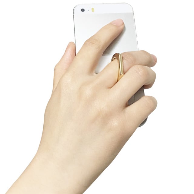 落下防止に!スマホリング【13輪のすずらん(ピンク) 】