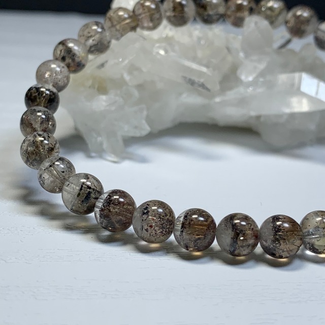 バイカラーエレスチャルクォーツ ブレスレット