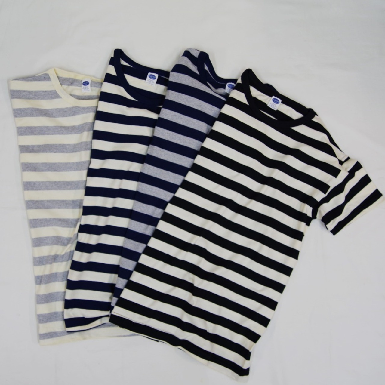 【WALLA WALLA SPORT(ワラワラスポーツ)】DEADSTOCK S/S STRIPE BASIC CREW TEE デッドストック ショートスリーブ ストライプ ベーシック クルー T
