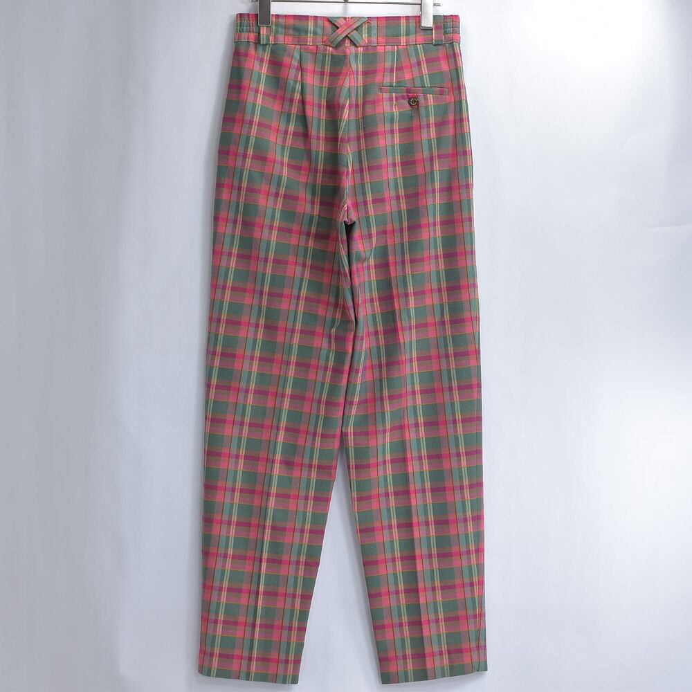 90s～ Jsb GOLF チェック 2タック スラックス テーパードパンツ