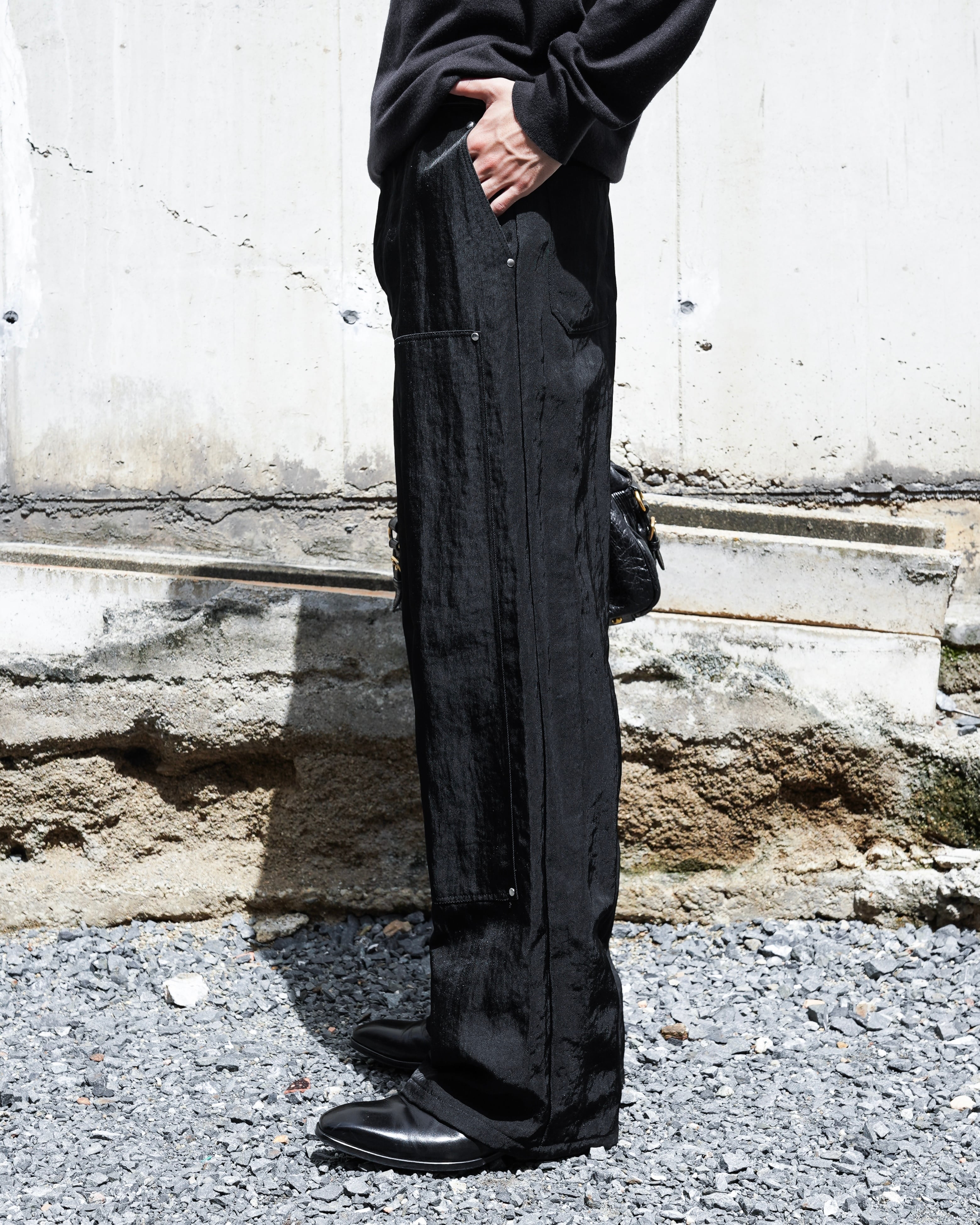 Hype-23 studs nylon trousers | Hype