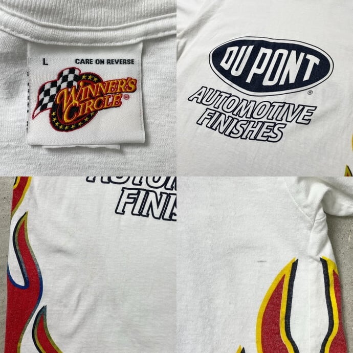 DUPONT デュポン NASCAR ナスカー 企業ロゴ レーシングプリントTシャツ