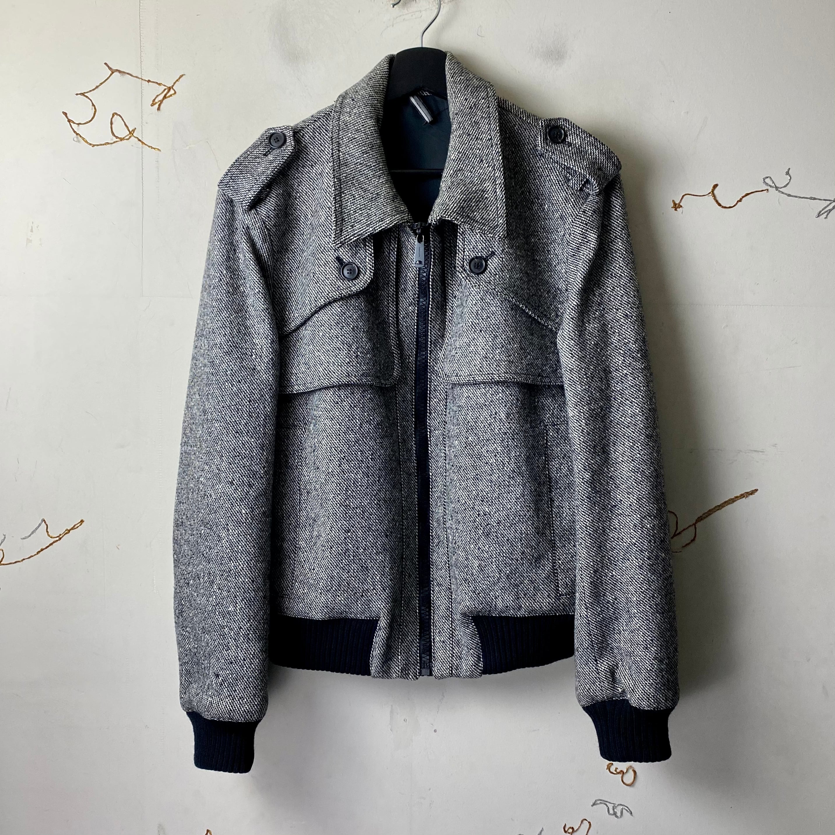 06AW DIOR HOMME by Hedi Slimane wool blouson | NOIR ONLINE 06AW DIOR HOMME by Hedi Slimane wool blouson | NOIR ONLINE