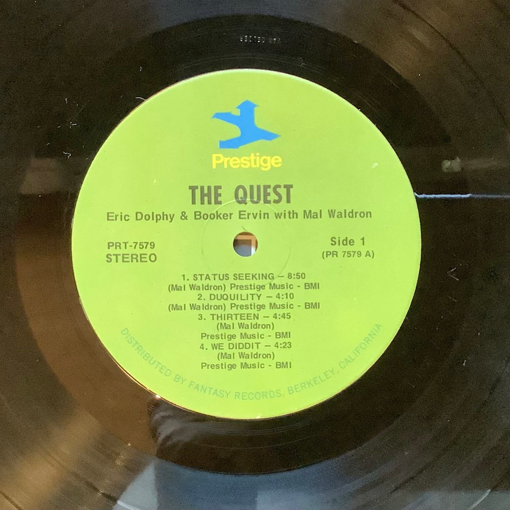 ERIC DOLPHY AND BOOKER ERVIN WITH MAL WALDRON / THE QUEST