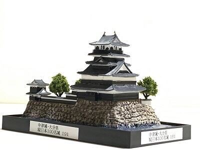 004☆完成品 弘前城 ケース付き 現存天守12城 青森の城 お城 模型