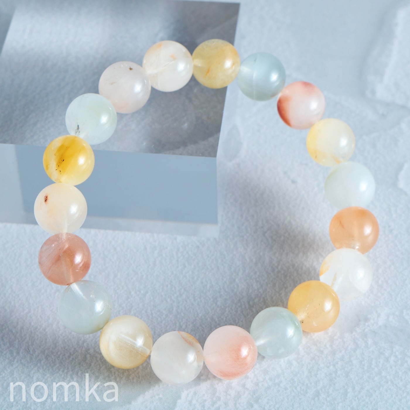 期間限定 9/30 23:59まで】パステルラビットヘアインクォーツ (10mm