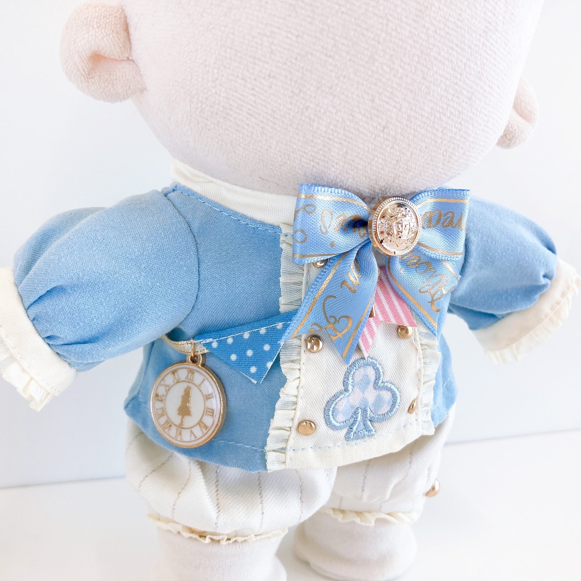 2G-1062【20cm】アリスの白うさぎ衣装 | Little Closet │ ぬい服
