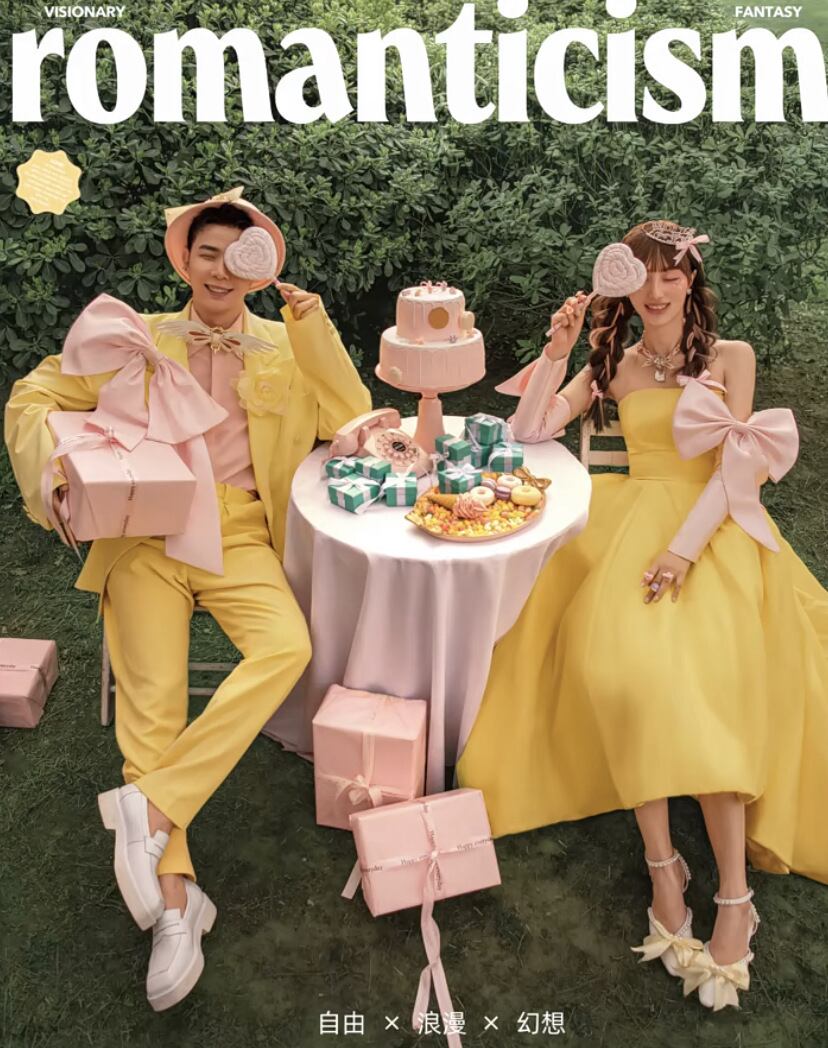 男女セット ウェディングドレス 結婚式 カラードレス お色直し 