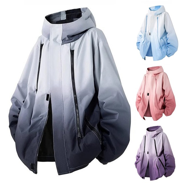 ♥自信をくれるグラデーションジャケット！【WSシリーズ】★ジャケット★ ユニセックス 4color アウター 大きいサイズ グラデーション