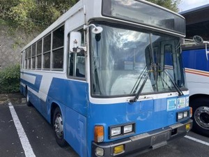 非常の場合プレート（横）：熊本200か688号車（産交バス）